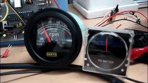 analog dual CPU guage