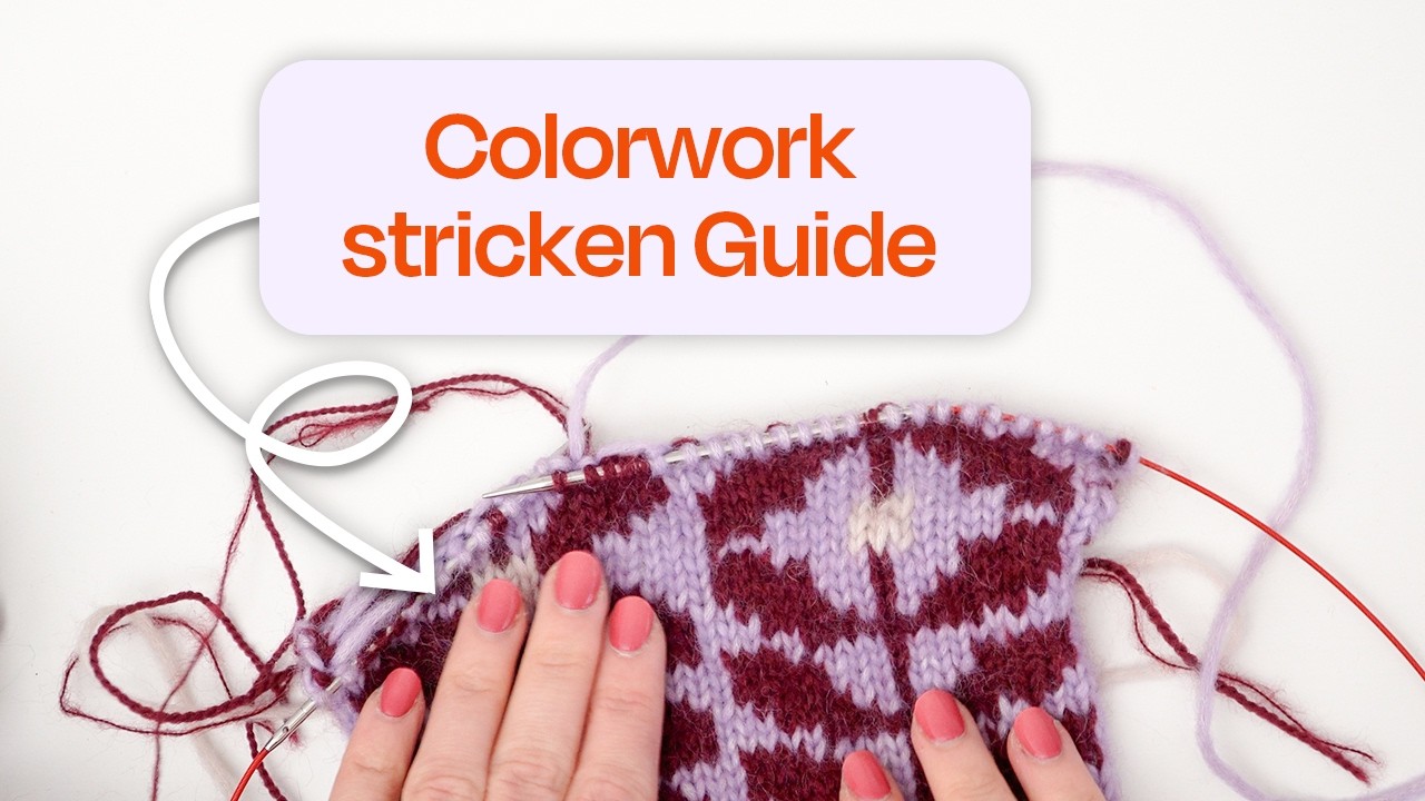 Meine Tipps für Colorwork stricken 🧶 Fadenhaltung, Charts, uvm.