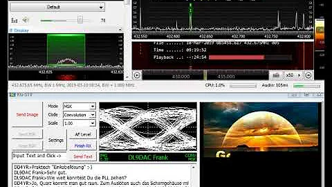 DL9DAC KG-STV VIA QO-100 HAM SATELLITE