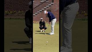 Celebrity Patrick Cantlay Perfect Speed Downhill Putt Profile