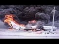 Авиакатастрофы - Падение самолета,страшные кадры,аварии