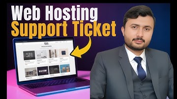 How to easily contact with web hosting support team and create support ticket to fix issues?