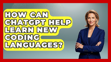 How Can ChatGPT Help Learn New Coding Languages? - Learning To Code With AI