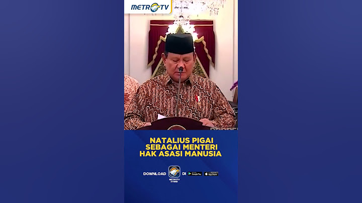 Natalius Pigai Sebagai Menteri Hak Asasi Manusia