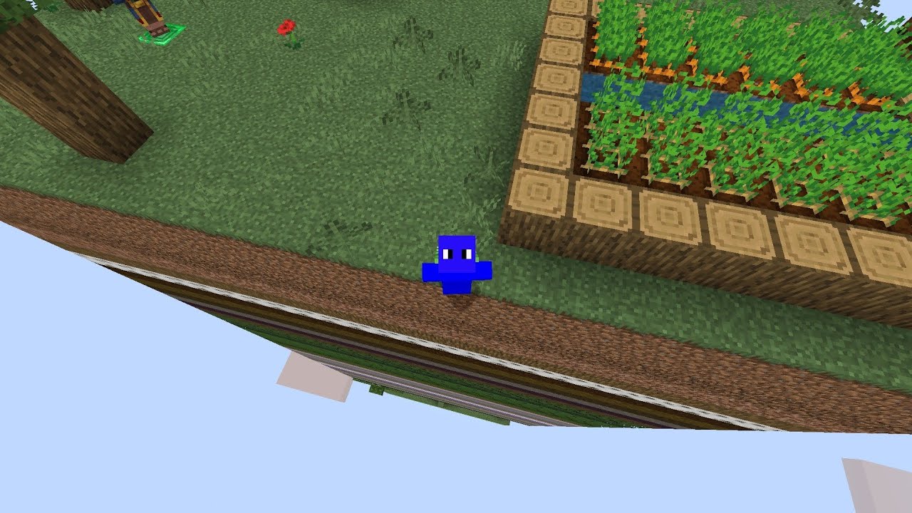 Minecraft ama tek chunk.