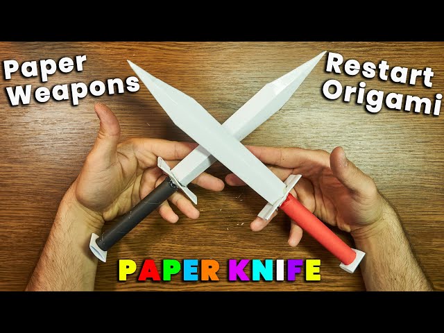 DIY Crafts, Easy Paper Knife Tutorials