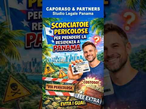 Video Residenza Panama: attenzione ai contratti facili