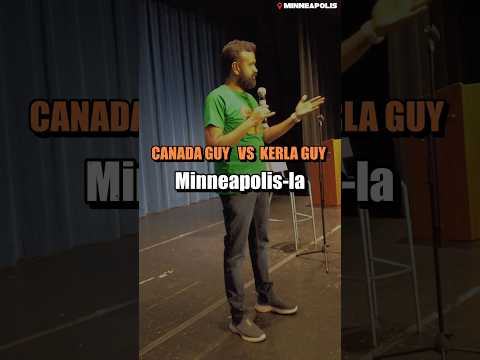 ஒரு Canada guy ஒரு Kerala guy 😅😂 🇺🇸 🇨🇦 shows filling fast 🤩😃 #ramkumarcomic #crowdwork