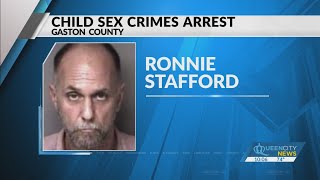 Gaston County man lands a dozen charges for sexual exploitation of a minor: police
