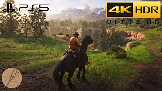 Red Dead Redemption 2 - PS5 Free Roam Gameplay + Hunting (4K HDR) Pt.4