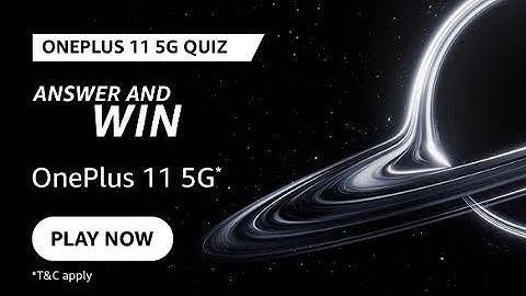 Amazon OnePlus 11 5G Quiz | January 2023 | Win OnePlus 11 5G | Today Answers | Answers OnePlus phone
