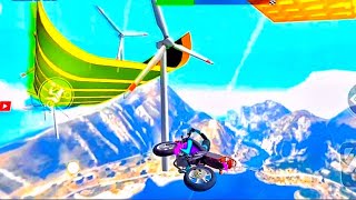 GT Moto Stunt 3D Ramp | Spiderman Race Challenge 🔥 Part 1