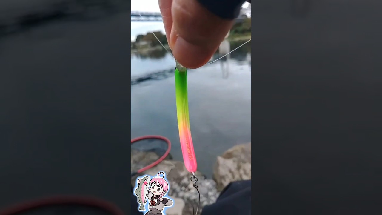 去年流行ったルアー【バックストローク】【イーグルプレーヤー】🎣ԅ( ˘ω˘ ԅ)#エリアトラウト #VTuber #魚釣り #fishing #管釣り #Vチューバー