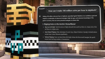 How ChatGPT Made Me BILLIONS!! -- Hypixel Skyblock
