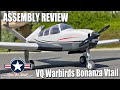 From the Bench -- VQ Warbirds Beechcraft Bonanaza Vtail 62" ARF Assembly Review