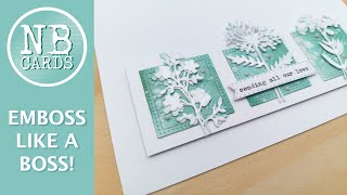 Not Just for Full Panels! Using Embossing Folders in Clean and Simple Card Making [2024/50]