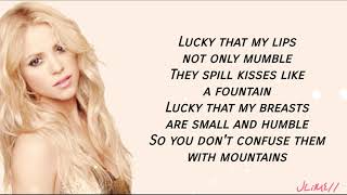 Shakira - Whenever, Wherever (Lyrics) 4k