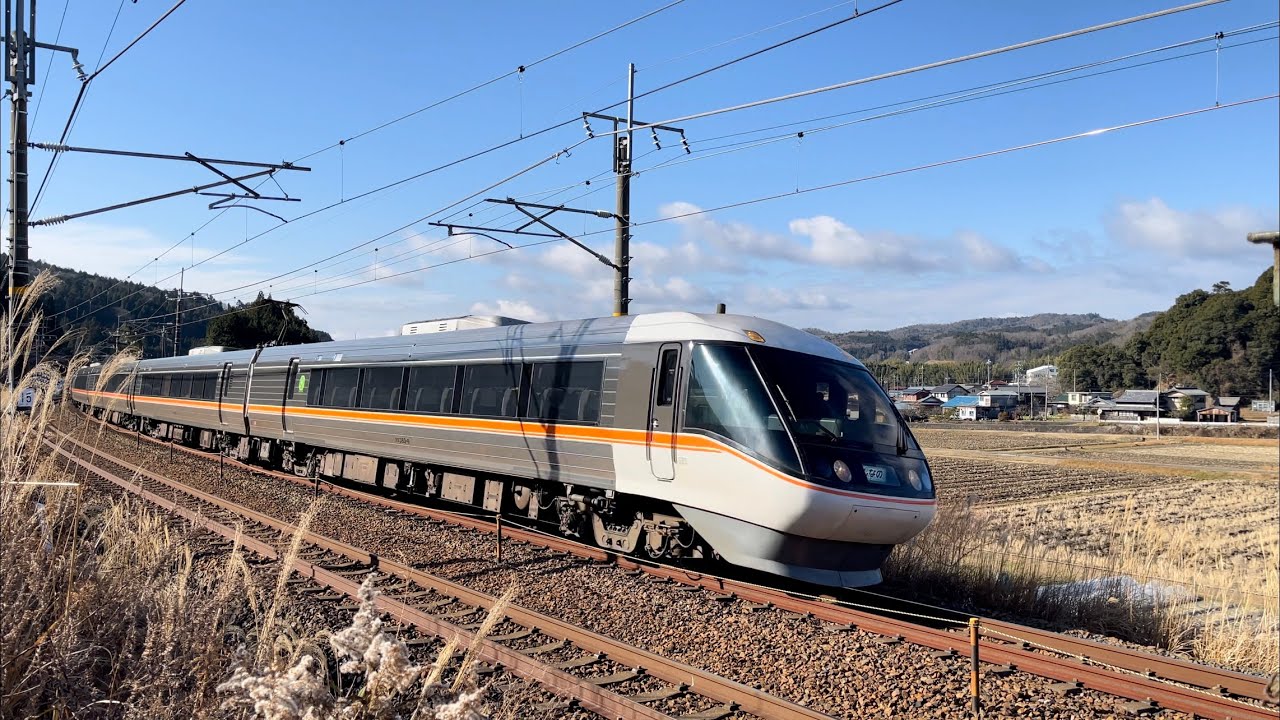 【130km/h高速通過】【4K/60fps】【速度付】JR東海 383系 特急 ワイドビュー しなの号