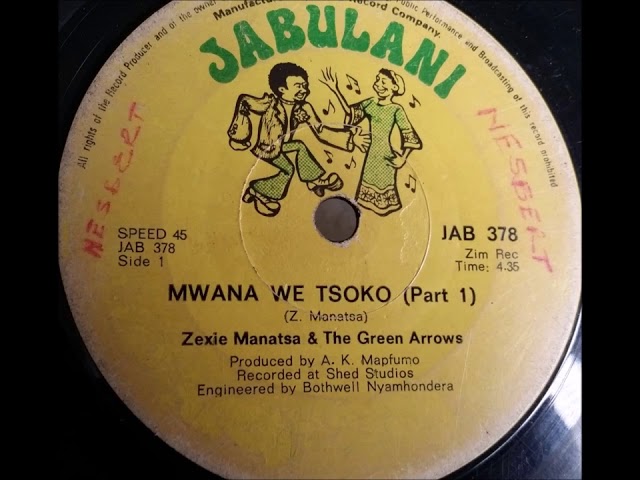 Zexie Manatsa & The Green Arrows Mwana We Tsoko Full Single - YouTube