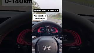 Hyundai Verna 1.5 Turbo Dct 0-100 Performance #Shorts #hyundaiverna2023#performance screenshot 3