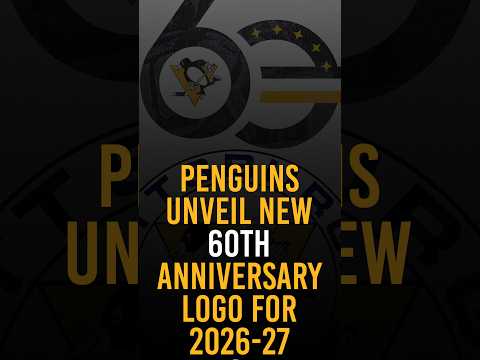 NFL ピッツバーグ・ペンギンズ 記念 Pittsburgh Penguins Unveil 60th Anniversary Logo