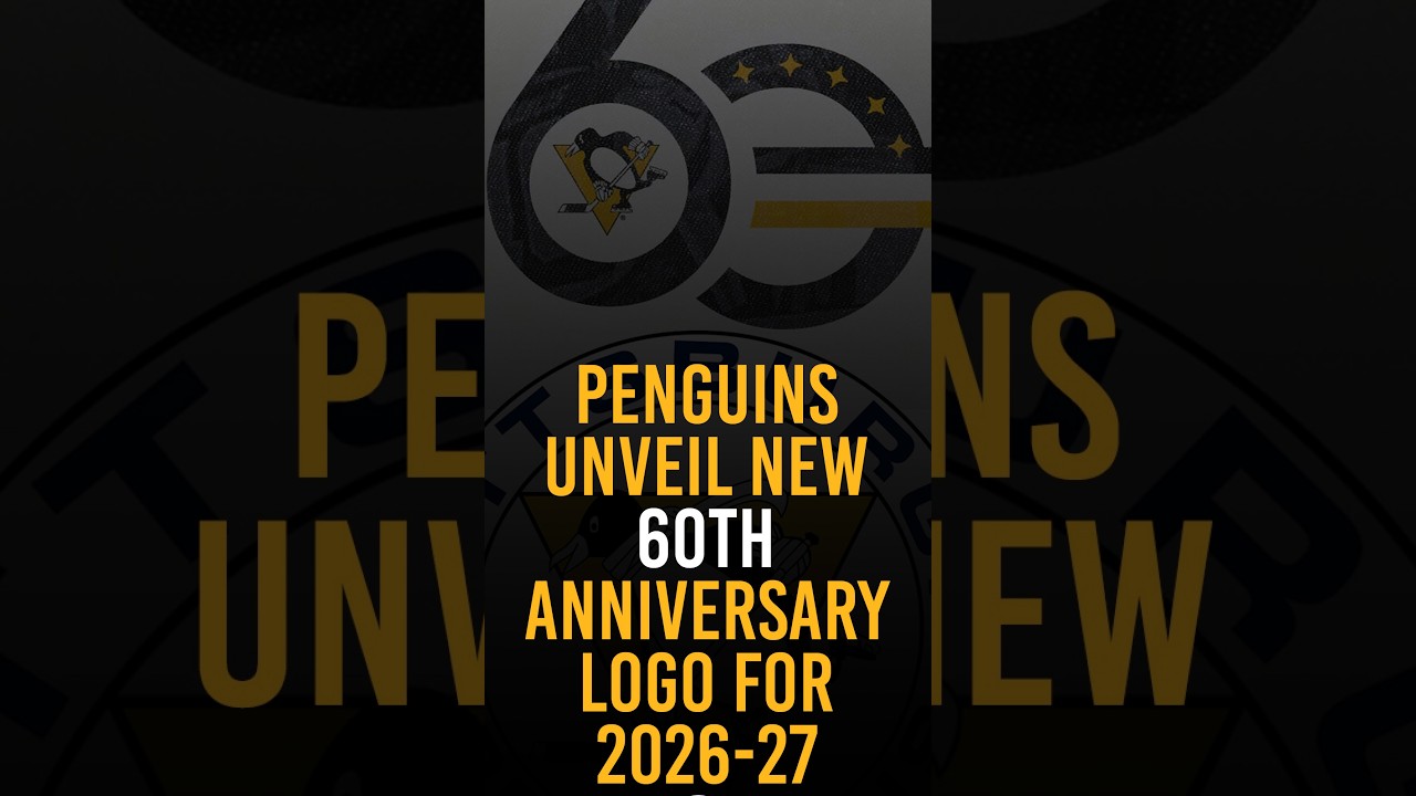 NFL ピッツバーグ・ペンギンズ 記念 Pittsburgh Penguins Unveil 60th Anniversary Logo