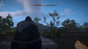 Flying paper quick catch using Blinding Rush ability ACValhalla