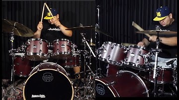 Bateria Mapex Mars Crossover Bloodwood 22",12",14",16" Quick Check Drum Set