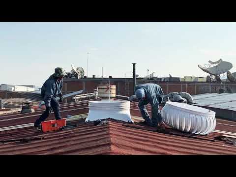 Montaje de Extractores Eólicos Atmosféricos