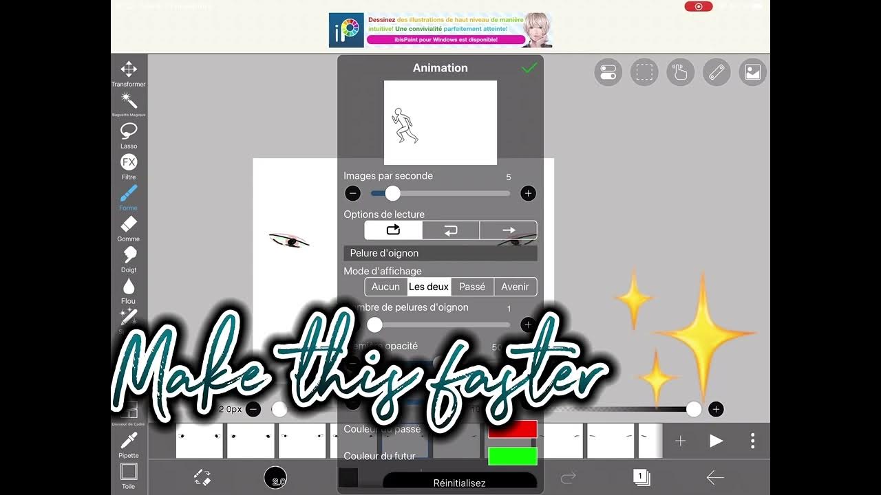 How to animate blinks on ibispaint YouTube