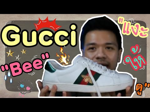 "แงะ..ให้..ดู" Ep.88 Gucci Ace Embroidered Bee Sneaker Men Size (ทรงผู้ชาย)