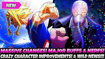 *NO FREAKING WAY!!* MASSIVE CHANGES! MAJOR BUFFS & NERFS! CRAZY CHARACTER IMPROVEMENTS (Ultra Rumble