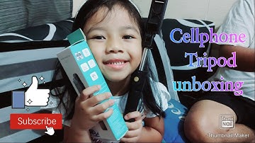 Phone tripod and a selfie stick in one with bluetooth remote shutter | Unboxing | Ali in WONDERLAND