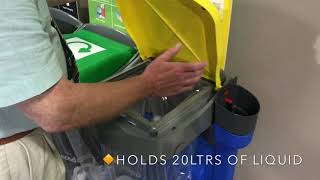 Our liquid collector - when there is no sink nearby