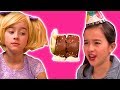 CHOCOLATE CATERPILLAR CAKE DISASTER 🎂 Lilliana Pranks Olivia - Princesses In Real Life | Kiddyzuzaa