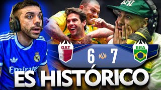 Djmariio Reacciona Al Trunfazo De Brasil 7 Vs 6 Qatar Con Penal De Kaká Kings World Cup Nations