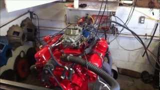 Mopar 340 on dyno pretty close to stock