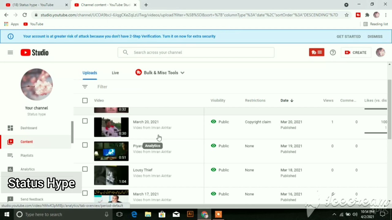 How to check copyright strikes on youtube old videos || How to check copyright claim?