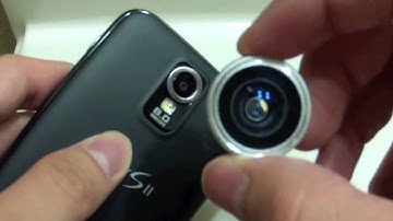 Samsung Galaxy S2 Fisheye Lens Video and Pictures (With and Without)