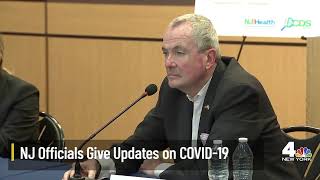 New Jersey Officials Give Updates on Coronavirus