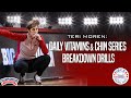Two minute layup drill with indianas teri moren