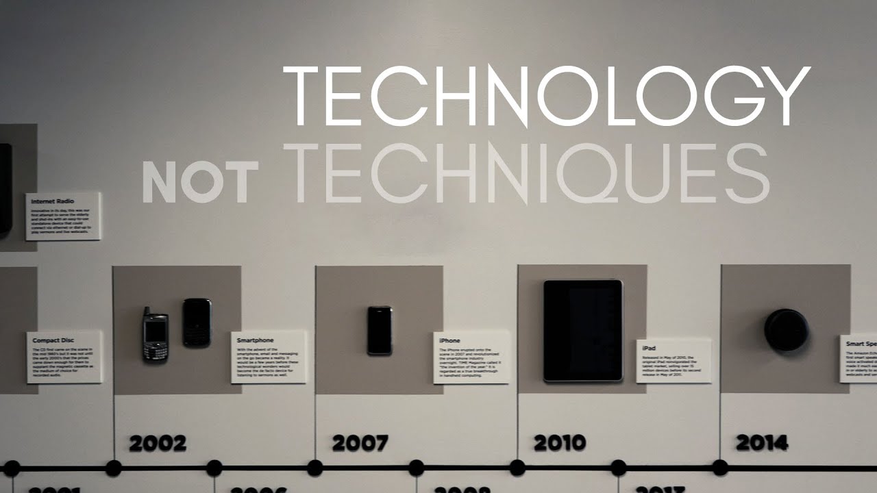Technology, Not Techniques - YouTube
