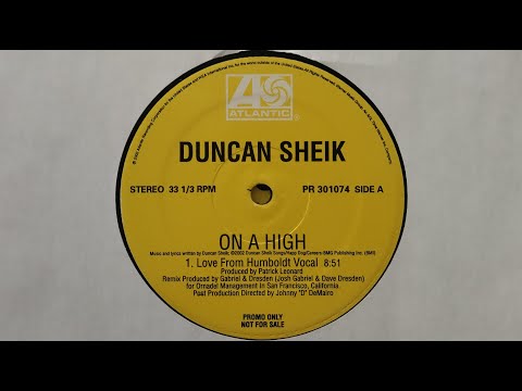 Duncan Sheik - On A High (Gabriel & Dresden Vocal Mix) | [PR 301074; PROMO]