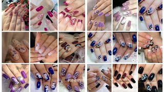 stylish and fashionable nail paint ideas # New style nail paint designs
