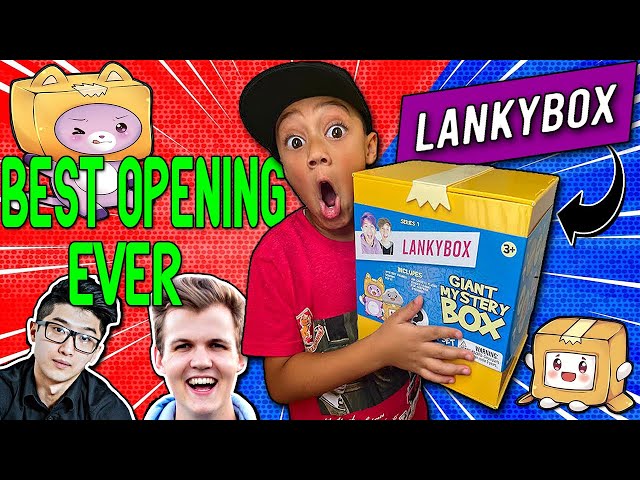 UNBOXING *NEW LANKYBOX GIANT MYSTERY BOX*!? (SERIES 1) (CRAZY