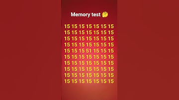 find the 51 Number memory test 🤔#youtube #trending #viral #video #shorts #short #viral