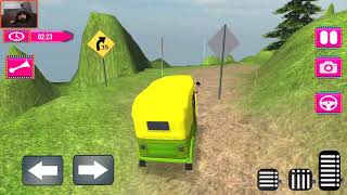 Offroad Auto Rickshaw Tuk Tuk Driving Simulator || top android auto rickshaw games screenshot 1