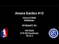 Amara Darden - 2028 Girls Academy Midfielder / Outside-Back - Fall 2024 U16 GA Highlights