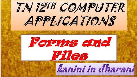 PHP File Handling| TN 12th Computer Applications Chapter8 | 12th Computer Applications Chapter8