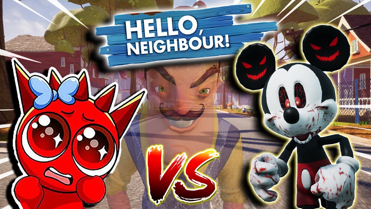 BABY RADDY SPRUNKI vs MICKEY MOUSE.EXE #helloneighbor #helloneighbormod ...